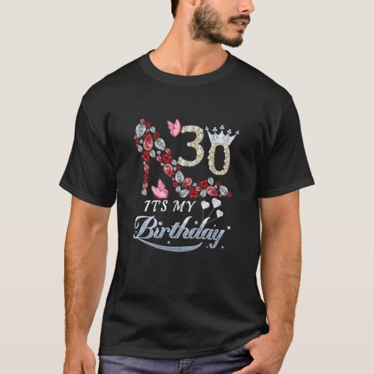 T-shirt Femmes 30 ans C'est mon 30e anniversaire Funny Di (Devant)