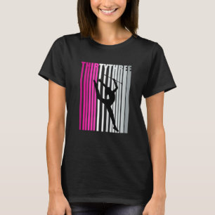 T-shirt Femmes 33e Gymnastique rythmique Anniversaire Bato