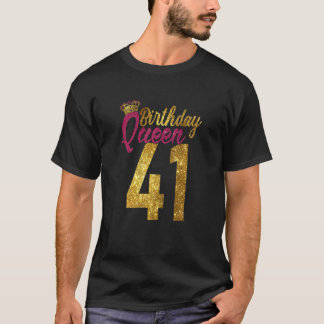 T-shirt Femmes 41 ans 1981 41e anniversaire Reine Diamo