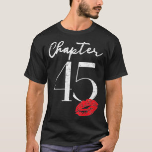 T-shirt FEMMES 45e anniversaire Cadeau pour