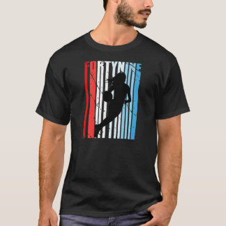 T-shirt Femmes 49ème Basket Anniversaire Femmes Retro Vint