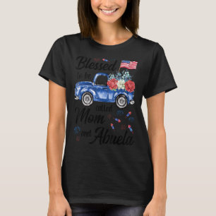 T-shirt Femmes 4 Juillet Drapeau Américain Patriotique Bie
