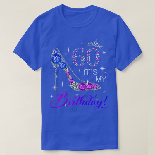 T-shirt Femmes 60 ans C'est mon cadeau d'anniversaire pour (Design devant)