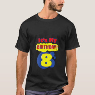 T-shirt Femmes 8 ans Yo 8 ans Anniversaire Chemises Garçon