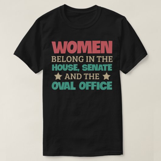 T-shirt Femmes À La Chambre Bureau ovale du Sénat Femine (Design devant)