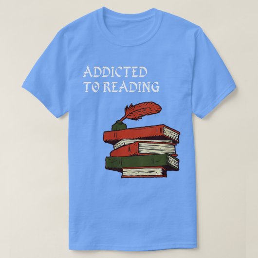 T-shirt Femmes Addicées À La Lecture (Design devant)