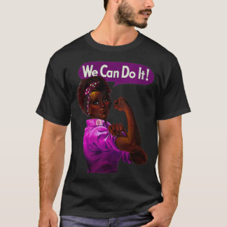 T-shirt Femmes Africaines Américaines Rosie le Riveter Bla