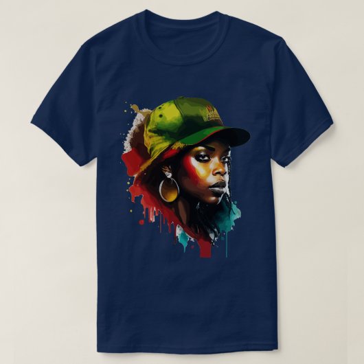 T-shirt Femmes afro-américaines (Design devant)
