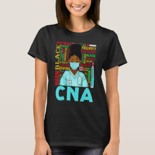 T-shirt Femmes afro-américaines Black Cna Nurse Black Hist