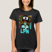 T-shirt Femmes afro-américaines Black Lpn Nurse (Devant)