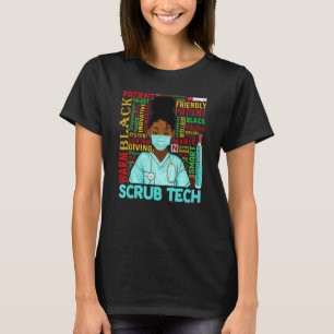 T-shirt Femmes afro-américaines Black Scruter Tech Black H