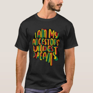 T-shirt Femmes afro-américaines Mes ancêtres Afro Hair Bla