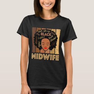 T-shirt Femmes afro-américaines noires sage-femme