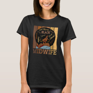 T-shirt Femmes afro-américaines noires sage-femme