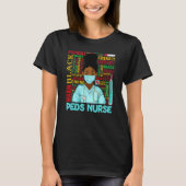 T-shirt Femmes afro-américaines Peds noirs Nurse Black His (Devant)