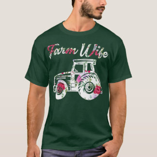 T-shirt Femmes Agricole Femme Fermière Agricole Tracteur a