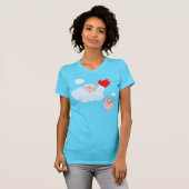 T-shirt Femmes Ailes de l'Amour (Devant entier)