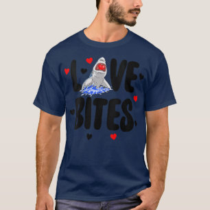 T-shirt Femmes Aimer mord Shark Tee s Drôle Femmes Valenti