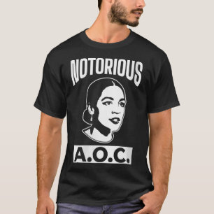 T-shirt Femmes Alexandria Ocasio-cortez Le Célèbre Aoc