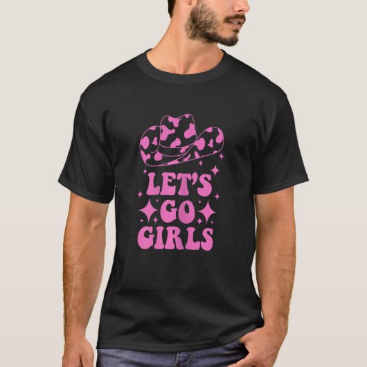 T-shirt FEMMES Allons Filles Bachelorette Fête Mariée Nous (Devant)