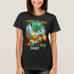 T-shirt Femmes Ananas Hommes Garçons Filles C'Est Mon Hawa