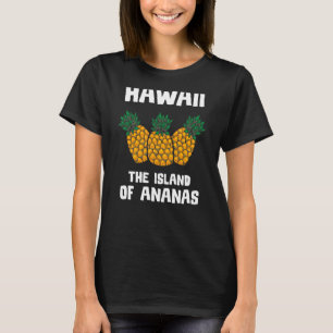 T-shirt Femmes ananas Hommes Hawaiian Aloha Tropical Honol