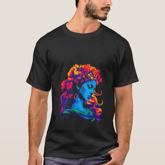 T-shirt Femmes Aphrodite grec V Cou (Devant)