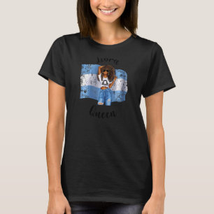T-shirt Femmes Argentine Libra Queen Afro cheveux Arg afri