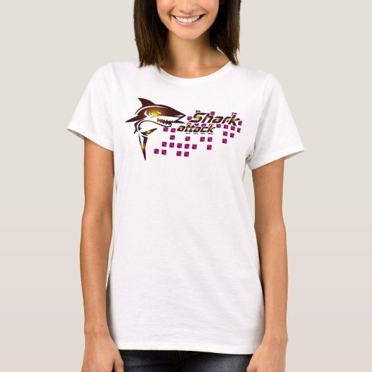 T-shirt Femmes attaquées par des requins (Devant)