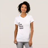T-shirt Femmes au café (Devant entier)