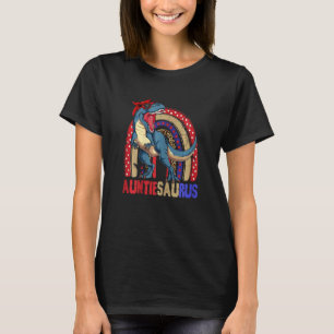 T-shirt Femmes Auntiesaurus Rex Dinosaur Auntie Saurus Fam