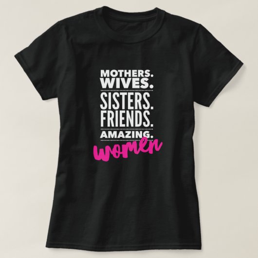T-Shirt Femmes Autonomisées (Design devant)