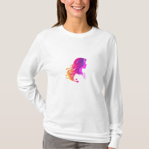 T-shirt Femmes aux cheveux longs