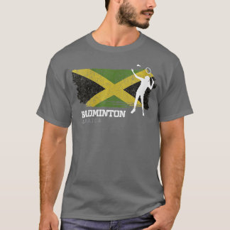 T-shirt Femmes Badminton de Badminton Jamaïque Joueur de j
