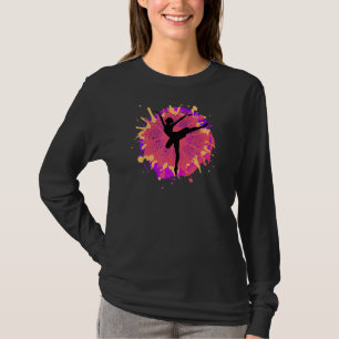 T-shirt Femmes Ballet Rose Danse Danse Motivation Douleur