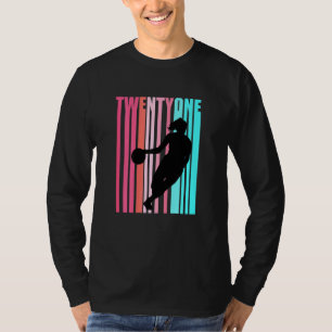 T-shirt Femmes Basket-ball féminin 21e anniversaire Retro