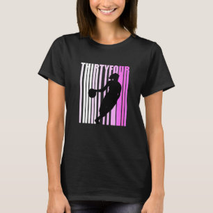 T-shirt Femmes Basket-ball féminin 34e anniversaire Retro 