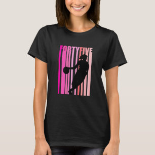 T-shirt Femmes Basket-ball féminin 45e anniversaire Retro 