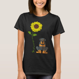 T-shirt FEMMES Beau Matin Soleil Rottweiler Mère Soleil