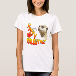 T-shirt femmes Bella de Valentines Meerkat