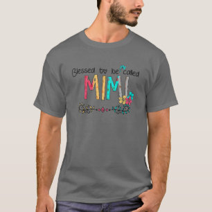 T-shirt Femmes bénis d'être appelée Mimi Joyeuse Fête des