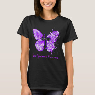 T-shirt FEMMES Beurre pourpre Foi Syndrome de Rett