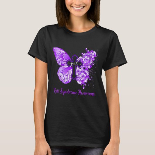 T-shirt FEMMES Beurre pourpre Foi Syndrome de Rett (Devant)