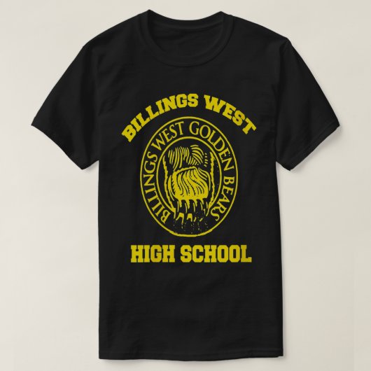 T-shirt Femmes Billings West High School VNeck (Design devant)