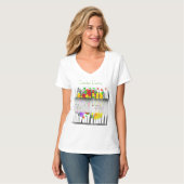 T-shirt Femmes blanches de Garden Party (Devant entier)