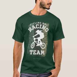 T-shirt Femmes BMX Vélo Estonie Drapeau Vélo Vélo Course