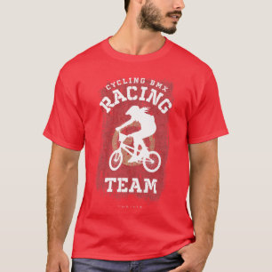 T-shirt Femmes BMX Vélo Tunisie Drapeau Vélo vélo Course