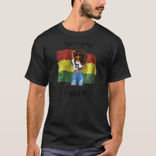 T-shirt Femmes Bolivie Scorpio Queen Afro cheveux Bol afri