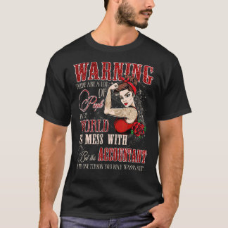 T-shirt Femmes Ce Comptable Est La Personne Que Vous Pouve