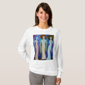 T-shirt Femmes célestes Art abstrait (Devant entier)